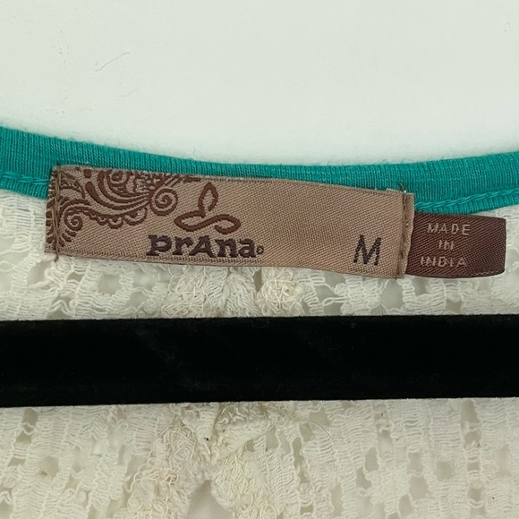 Prana Angelina Lace Drawstring Waist Midi Dress Organic Size Medium - Picture 5 of 9